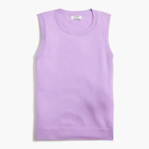 J.Crew Sweater Shell in Bright Lilac, Size Small