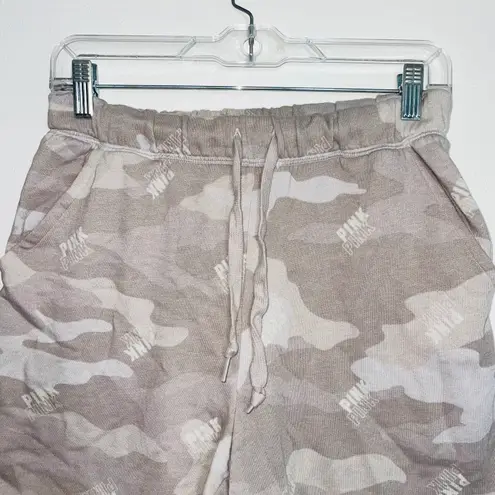 PINK - Victoria's Secret PINK Victoria’s Secret Tan Camo High Rise 5” Lounge Boy Shorts