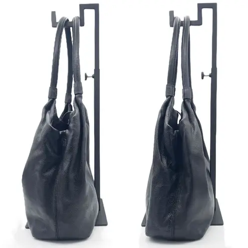 Kate Spade  Bag Bexley Stevie Pebbled Black Leather Handbag Medium Slouchy Tote - Image 7