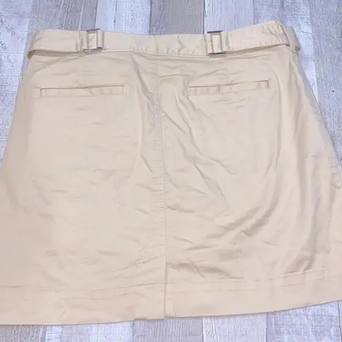 Ralph Lauren  gold blue label tan skirt size 2