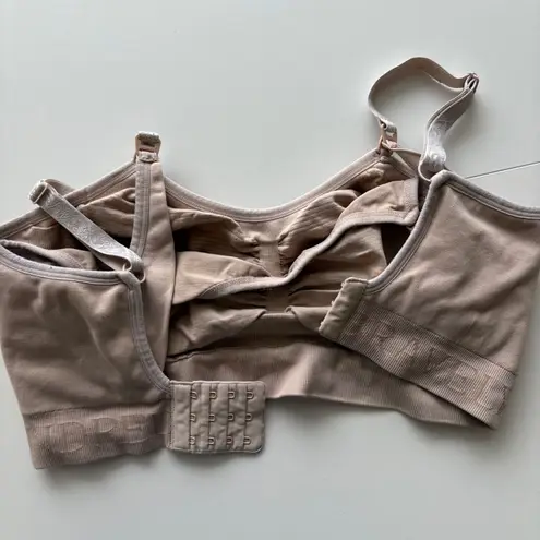 Kindred Bravely Sublime Nursing Sleep Bra Beige Maternity Nursing Support Medium Tan