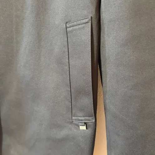 Anne Klein Black Cotton Jacket Size Large