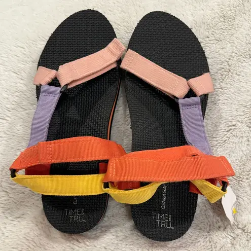 Time and Tru Women’s Platform Nature Sandals – Size 10 NWT Multi