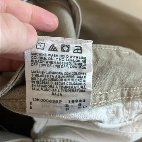 Riders By Lee Lee Khaki Five Pocket Casual Pant Size 24W *Flaw