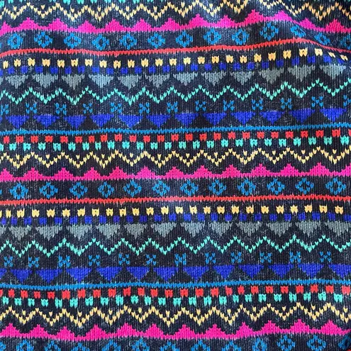 Burton Women's Aztec Peak Fleece Lined Colorful Hoodie Jacket Size XL