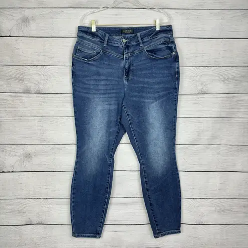 Judy Blue Skinny Fit High Waist Front Yoke JB88364 Plus Size 18W Blue Jeans