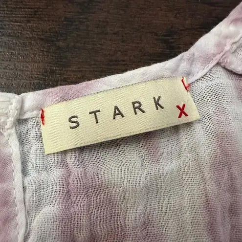 Stark X cream & purple tie
