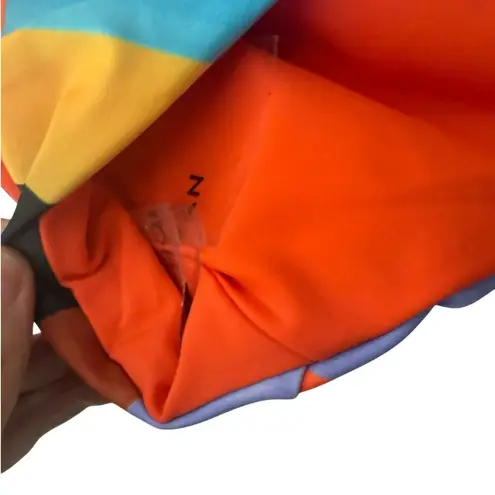 Mara Hoffman Zoa Colorblock Stripe Multicolor Bikini Bottoms Large