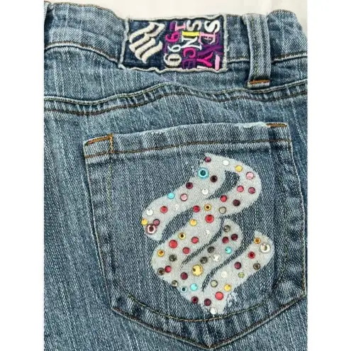 Rocawear embellished y2k Size 7 Blue Denim Shorts