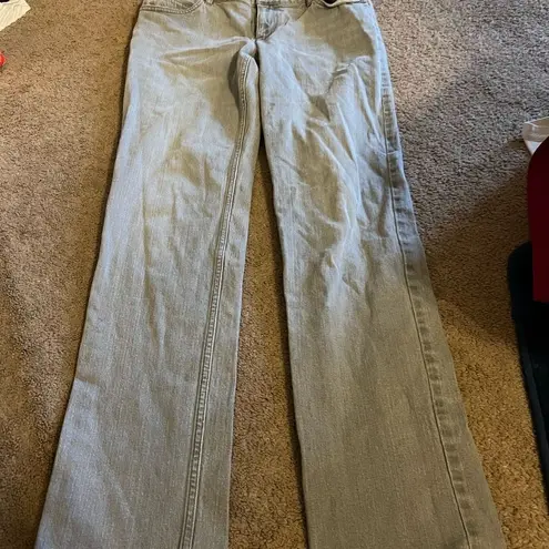 J.Jill  slim leg grey jeans 8