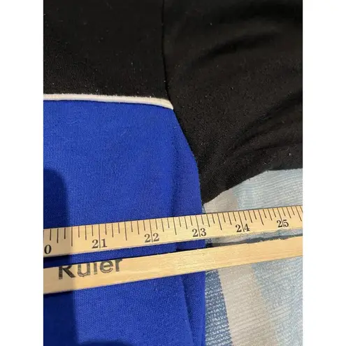 Refuge  Women's XL button up black/blue double sided racing jacket