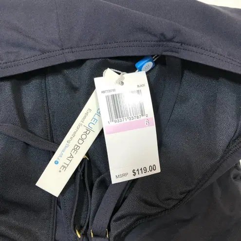 Bleu Rod Beattie BLACK Twisted One-Piece Swimsuit