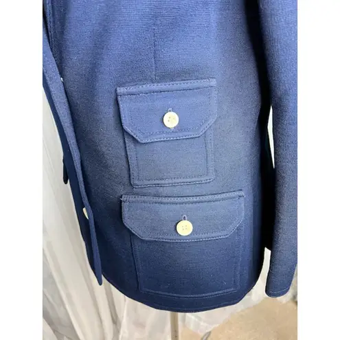 Butte knit Sailing Jacket knit 1950s navy white Blue Size L