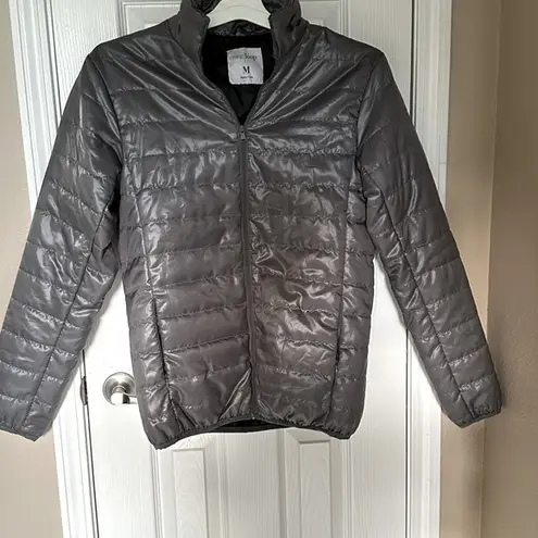 West Loop  puffer jacket Medium gray