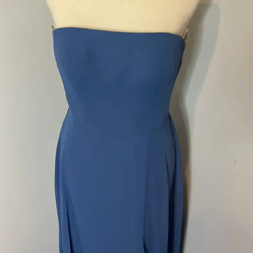 Jenny Yoo Essie Gown in Blue Luxe Size 8