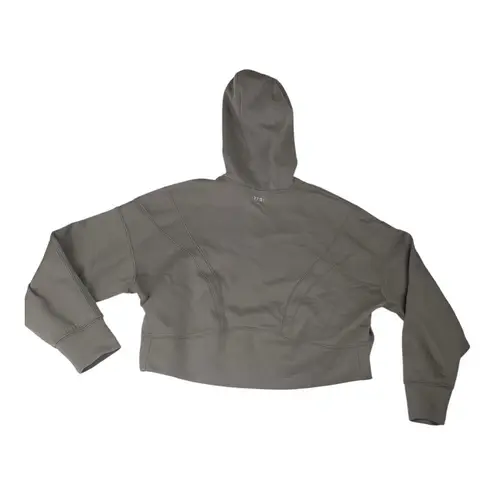 Abercrombie & Fitch YPB women's small NeoKnit Gray Hoodie abercrombie crop tan brown workout