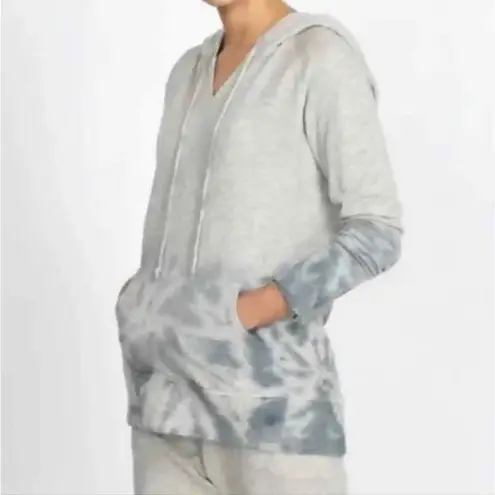 Johnny Was New. Gray tie dye hoodie pullover. XS. Retails $168