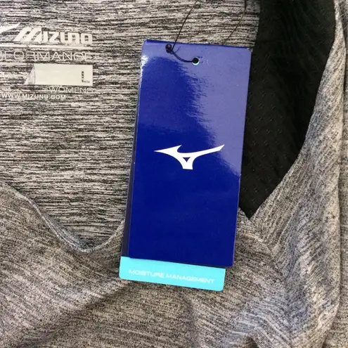 Mizuno Women's Lyra Running Tee in Heathered Black