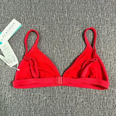 Seafolly Essentials Fixed triangle Bikini Top