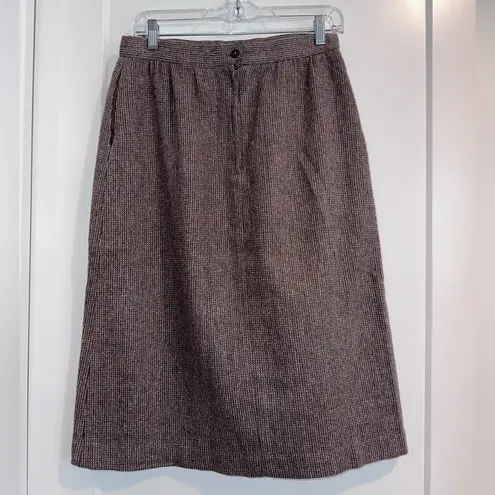 Grand Tier Vintage Wool Blend Pencil Skirt Size 12