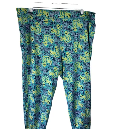 Disney Parks Womens Run Disney Bright Yellow Moisture Wicking Mosaic Capri Set Size XL