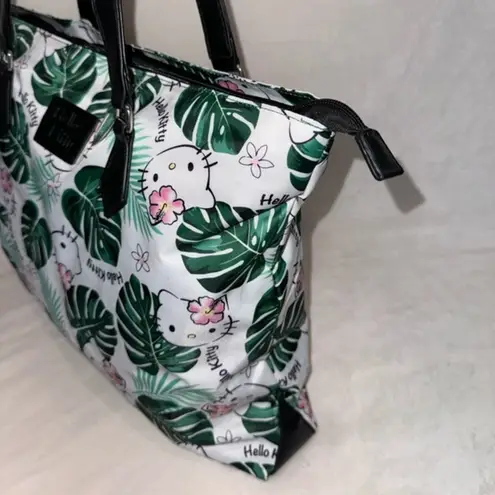 New Hello Kitty Sanrio Jungle Print Tote Green