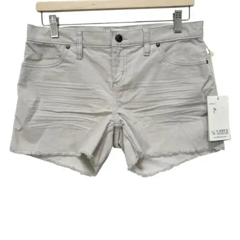 Carve Designs Oahu 4 Inch Corduroy Shorts Gray Size 12 NEW