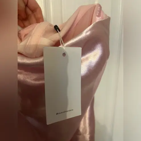 Lovers + Friends  x Anja Dujaković Carolyn Maxi Dress in Light Pink