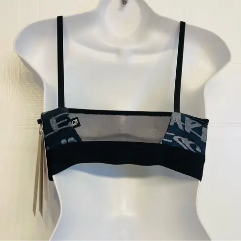 Peloton X Terez Stronger Fearless Sports Bra Unlined Pullover Size XS Black NEW