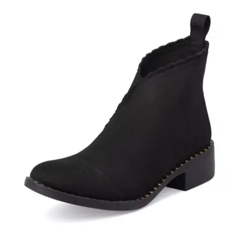 Charleston Shoe Company Barcelona Boot 1 Black Western Studded Ankle Boots US 9