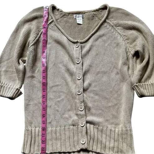 Hannah Women’s Button Down Sweater Sz L Size L