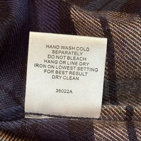 Romeo + Juliet Couture  Blue Plaid Shirt/Dress with sheer sleeves. NWT size Large