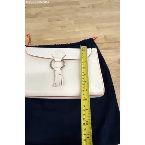 Dooney & Bourke Made in Italy Leather Buckle Shoulder Bag Convertible Clutch