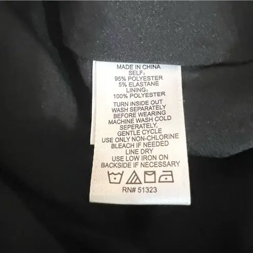 Cecelia Black Faux Suede Wrap Mini Skirt Size 2