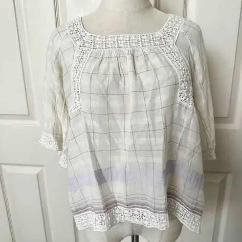Holding Horses Anthropologie boho peasant top