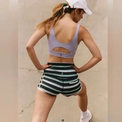 NWOT! Free People Movement Island Time Printed Shorts Green