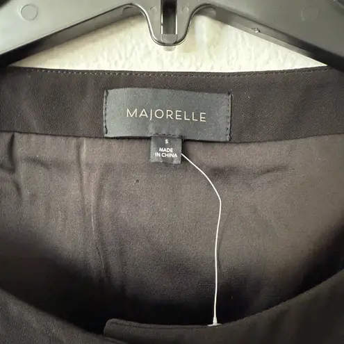 Majorelle Elegant Black Vest with Silver Accents