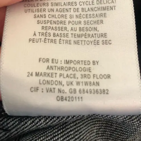 Pilcro and the Letterpress Anthro The Stet Dark Denim Jeans Mid Rise Ankle size 28