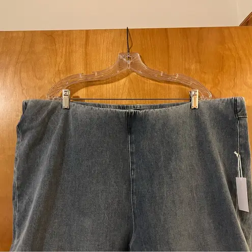 Soft Surroundings The Ultimate Braided Knot Ankle Jeans Plus Pull On Size 3X 24W