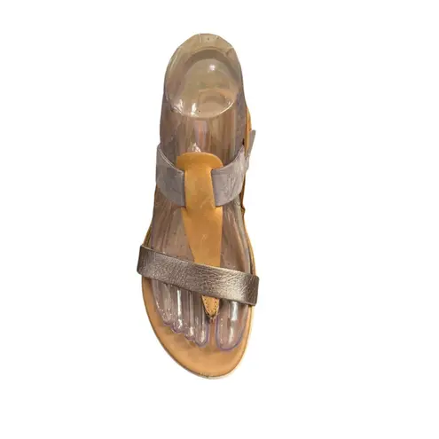 Ecco Flash Sandals Women 7M Shoes Brown Purple Leather T