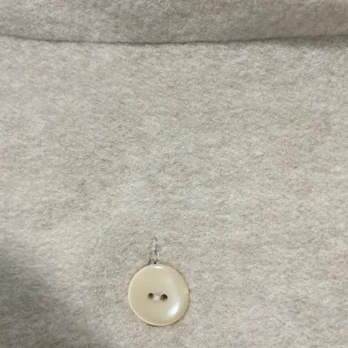 VTG MICHELLE FRANCIS 80’s WOOL BLEND LADIES COAT MADE IN USA XL CREAM PREOWNED