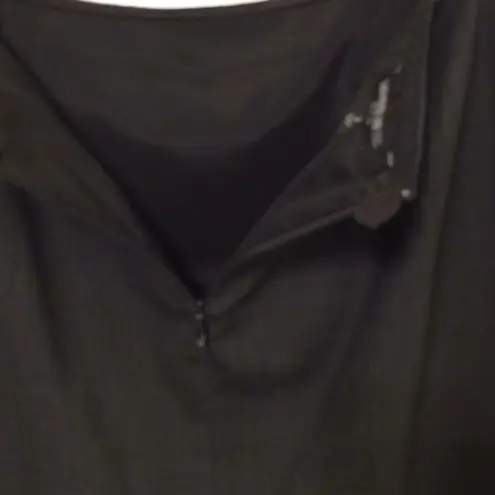 Lafayette 148 Dark Gray Virgin Wool Pencil Skirt Size 2P Academia Minimalist