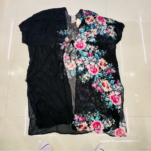 Johnny Was RARE Floral Cover-up Kimono