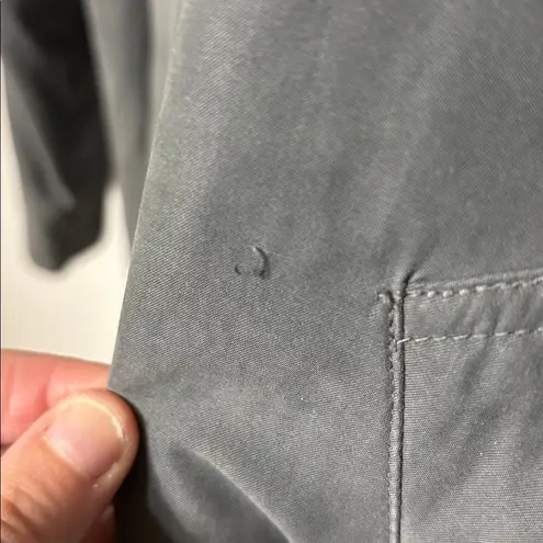 London Fog Vintage Grey Women’s Lined Trench Coat Size S Petite