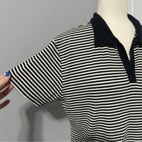 Carolyn Taylor Black and White Striped Top