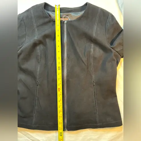 J. McLaughlin Suede Lara Jacket, Black, Size XL, NWT