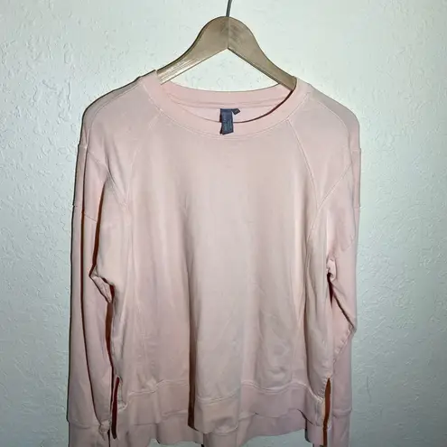 Sweaty Betty ‎ Light Pink Sweater With Thumb Holes ( M )