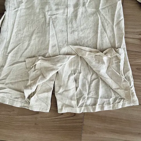 Boutique Ecru Linen Blazer