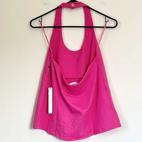 Susana Monaco NWT  Hot Pink Halter Top - Size Medium