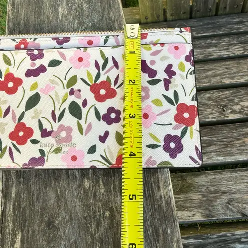 Kate Spade  Neda Laurel Way Zip Leather Wallet‎ Floral W - Image 6